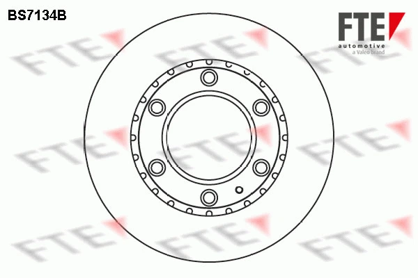 BS7134B FTE Тормозной диск (фото 1)