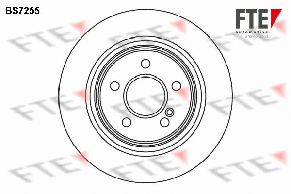 BS7255 FTE Тормозной диск (фото 1)