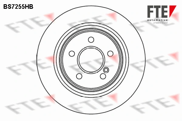 BS7255HB FTE Тормозной диск (фото 1)