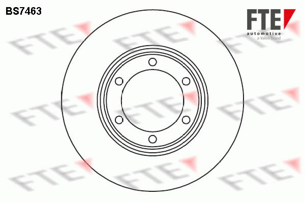 BS7463 FTE Тормозной диск (фото 1)