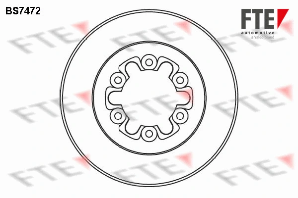 BS7472 FTE Тормозной диск (фото 1)