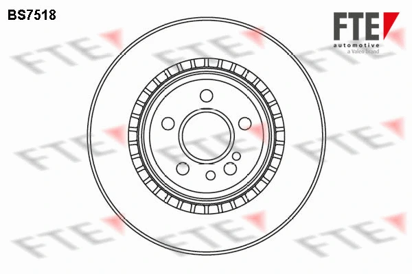 BS7518 FTE Тормозной диск (фото 1)