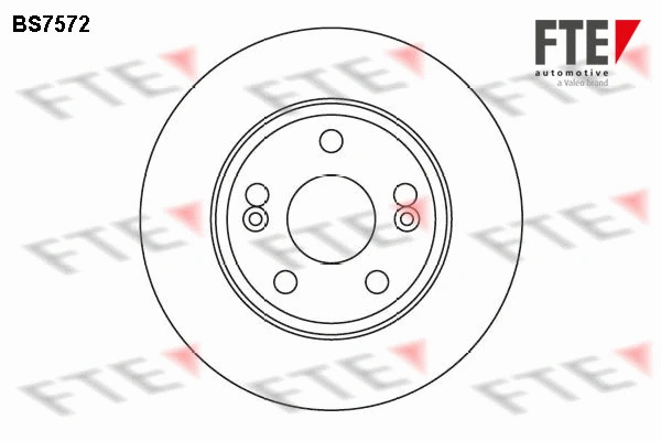 BS7572 FTE Тормозной диск (фото 1)