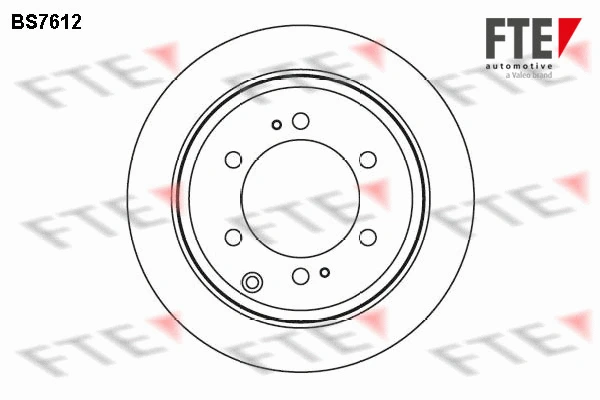 BS7612 FTE Тормозной диск (фото 1)