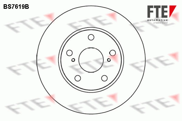 BS7619B FTE Тормозной диск (фото 1)