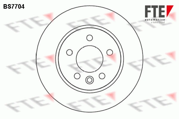 BS7704 FTE Тормозной диск (фото 1)