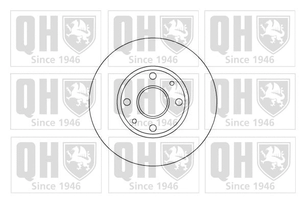 BDC3109 QUINTON HAZELL Тормозной диск (фото 1)