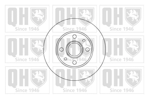 BDC3110 QUINTON HAZELL Тормозной диск (фото 1)