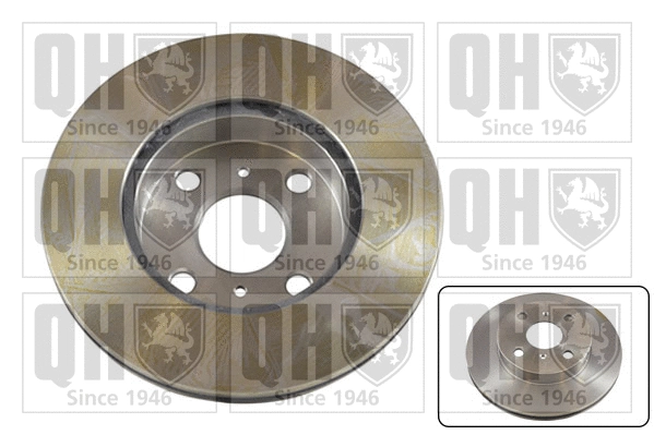 BDC3698 QUINTON HAZELL Тормозной диск (фото 1)