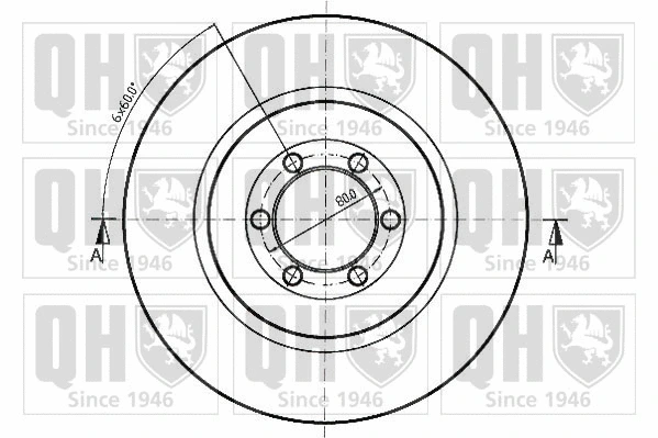 BDC3738 QUINTON HAZELL Тормозной диск (фото 2)