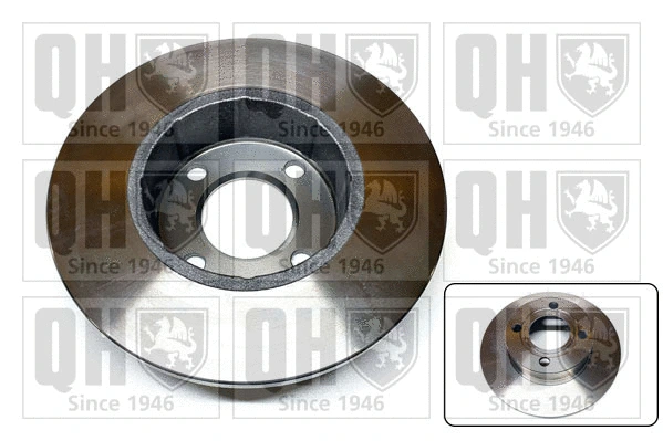BDC3907 QUINTON HAZELL Тормозной диск (фото 1)