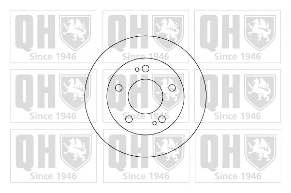 BDC4384 QUINTON HAZELL Тормозной диск (фото 1)