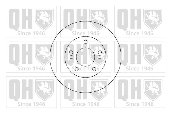 BDC4890 QUINTON HAZELL Тормозной диск (фото 1)