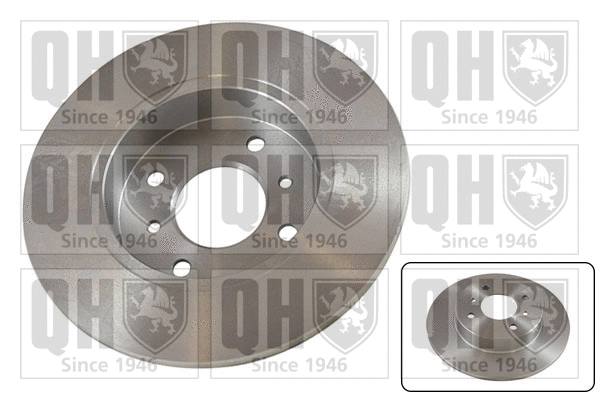 BDC5039 QUINTON HAZELL Тормозной диск (фото 1)