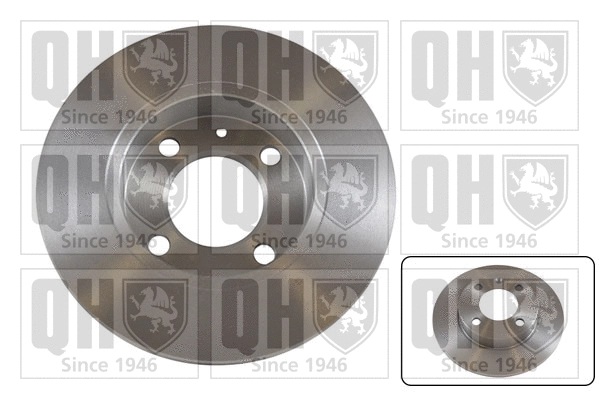 BDC5043 QUINTON HAZELL Тормозной диск (фото 1)