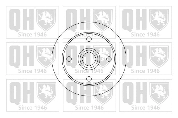 BDC5055 QUINTON HAZELL Тормозной диск (фото 1)