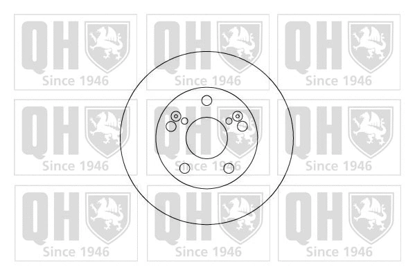 BDC5093 QUINTON HAZELL Тормозной диск (фото 1)