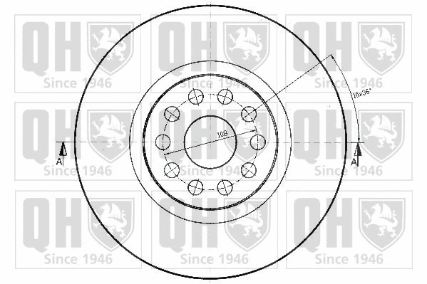 BDC5158 QUINTON HAZELL Тормозной диск (фото 2)