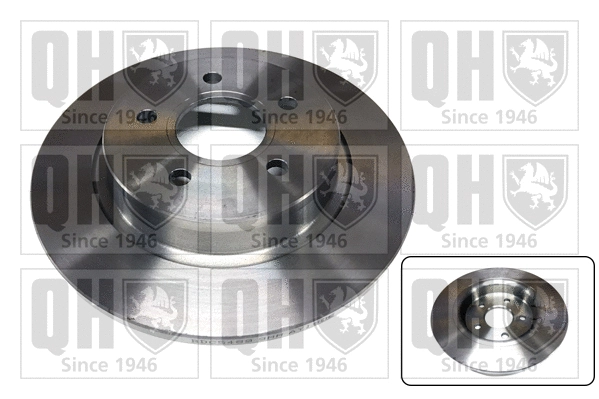 BDC5489 QUINTON HAZELL Тормозной диск (фото 1)