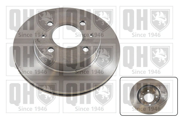 BDC5507 QUINTON HAZELL Тормозной диск (фото 1)