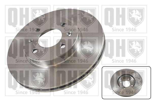 BDC5536 QUINTON HAZELL Тормозной диск (фото 1)