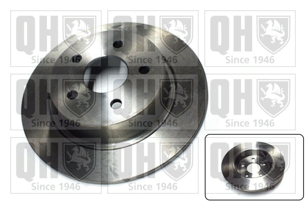 BDC6055 QUINTON HAZELL Тормозной диск (фото 1)