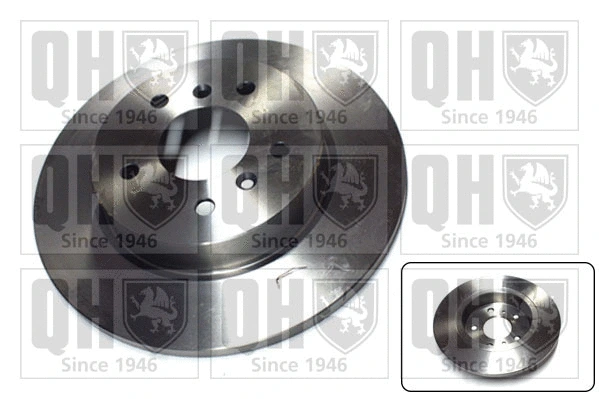 BDC6060 QUINTON HAZELL Тормозной диск (фото 1)