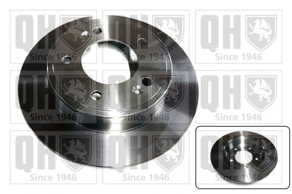 BDC6108 QUINTON HAZELL Тормозной диск (фото 1)