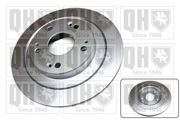 BDC6123 QUINTON HAZELL Тормозной диск (фото 1)