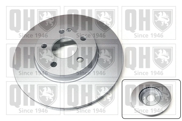 BDC6172 QUINTON HAZELL Тормозной диск (фото 1)