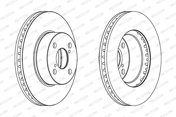 DDF1294C FERODO Тормозной диск (фото 1)