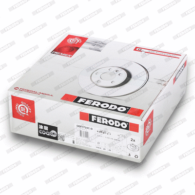 DDF1724C-D FERODO Тормозной диск (фото 7)