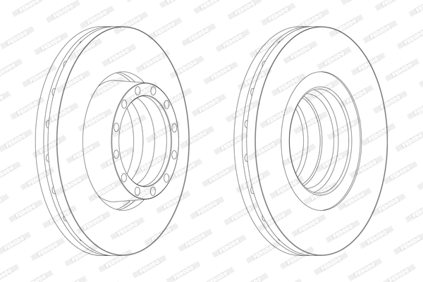 FCR132A FERODO Тормозной диск (фото 1)