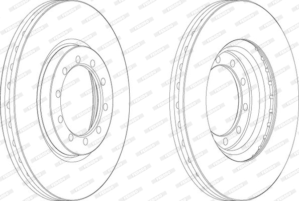 FCR182A FERODO Тормозной диск (фото 1)