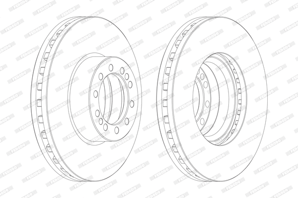 FCR257A FERODO Тормозной диск (фото 1)