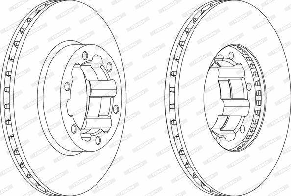 FCR262A FERODO Тормозной диск (фото 1)