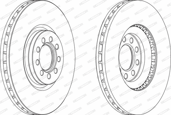 FCR317A FERODO Тормозной диск (фото 1)