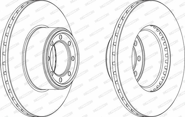 FCR320A FERODO Тормозной диск (фото 1)