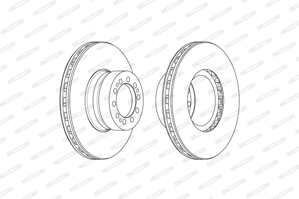 FCR376A FERODO Тормозной диск (фото 1)