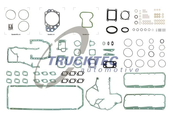 04.10.108 TRUCKTEC AUTOMOTIVE Комплект прокладок, двигатель (фото 1)