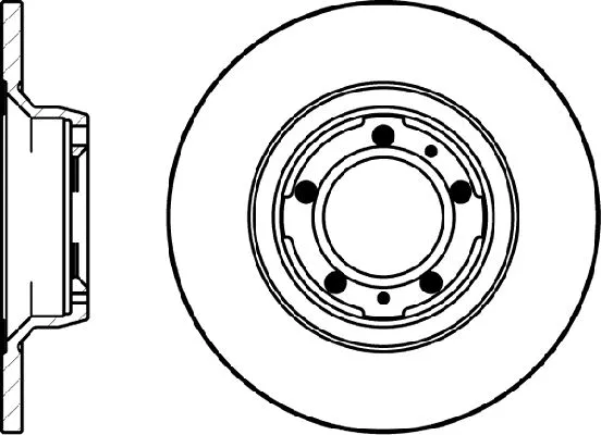 MDC1154 MINTEX Тормозной диск (фото 1)