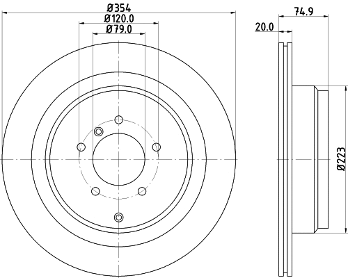 MDC1901 MINTEX Тормозной диск (фото 1)