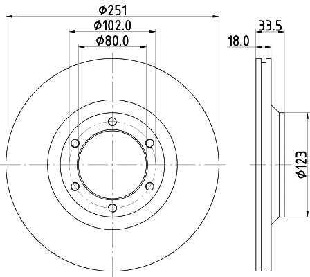 MDC620 MINTEX Тормозной диск (фото 1)