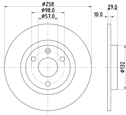 MDC755 MINTEX Тормозной диск (фото 1)