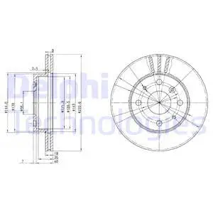 BG2656 DELPHI Тормозной диск (фото 1)