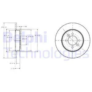 BG2694 DELPHI Тормозной диск (фото 1)