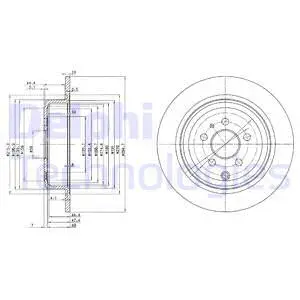 BG3049 DELPHI Тормозной диск (фото 1)