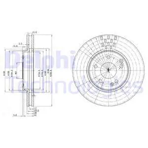 BG3396C DELPHI Тормозной диск (фото 1)