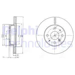 BG3920 DELPHI Тормозной диск (фото 1)