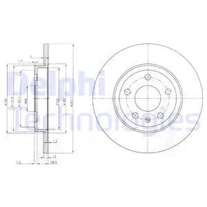 BG3996-C DELPHI Тормозной диск (фото 1)